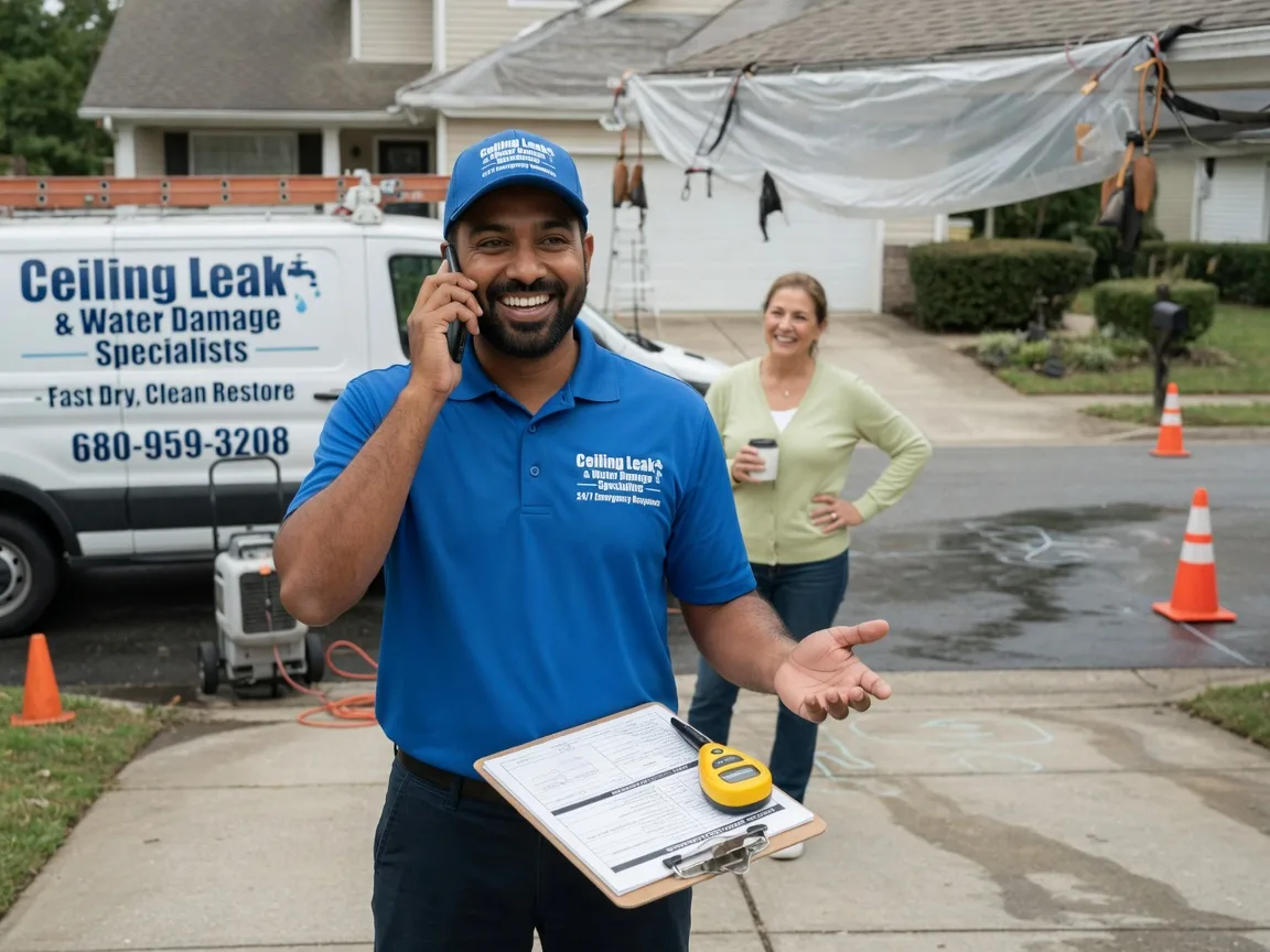 Ceiling Leak Cleanup Pavillion, WY FAQs